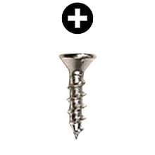 #8 x 1-1/4" Flat Head Hinge/Drawer Slide Screw, Phillips Drive Coarse Thread and Sharp Point, Black, Box of 9 Thousand by Wurth