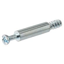 6mm x 42mm Double Locking Connecting Screw, Zinc