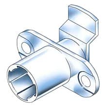 Type 083 Cylinder Body for Timberline Lock, 3/4" Cylinder Length, Horizontal Mount