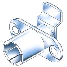 Type 085 Cam Body for Timberline Locks, 13/16" Cam Length, Horizontal Mount