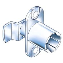 Type 095 Cam Body for Timberline Locks, 13/16" Cam Length, Vertical Mount