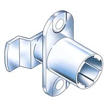 Type 095 Cam Body for Timberline Locks, 13/16" Cam Length, Vertical Mount