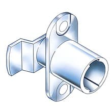 Type 195 Cam Body for Timberline Locks, 13/16" Cam Length, Vertical Mount