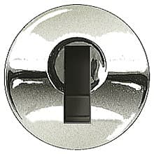 LP-100 Lock Plug, Bright Nickel, 100T - 599T/25 Master Key Options