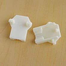 10mm Dowel Molded V-Notch Bracket