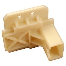 C-414 6mm - 22mm Adjustable Roller Undermount Bracket, 10mm, Dowelled (300/Box)