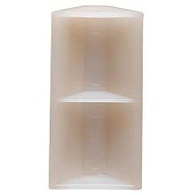 2" x 3/4" High Density Polyethylene Glue/Staple Block, Natural