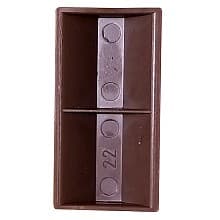 2" x 3/4" HIPS Plastic Coff Glue/Staple Block, Beige