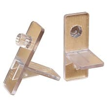 1/4" Shelf Support, Clear Finish 5000/Box