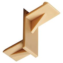 1/16" Overlap Door Support/Shipping Clip, Beige 2500/Box