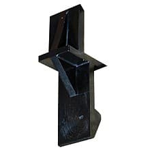 11/64" Overlap Door Support/Shipping Clip, Black 2500/Box