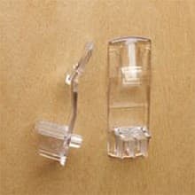 5mm Left Hand Locking Shelf Support for 3/4" Shelves, Clear Finish 1000/Bag