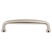 4" Asbury Charlotte Pull, Polished Nickel
