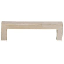 3-3/4" Asbury Square Bar Pull, Polished Nickel