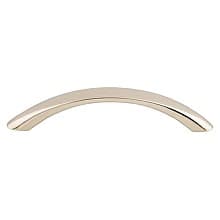 3-3/4" Asbury Nouveau Bow Pull, Polished Nickel