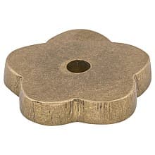 1" Aspen Knob Backplate, Light Bronze