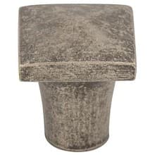 3/4" Aspen Square Knob, Silicon Bronze Light