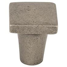 7/8" Aspen Square Knob, Silicon Bronze Light