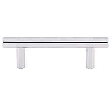 3" Hopewell Bar Pull, Polished Nickel, 4-9/16" Length