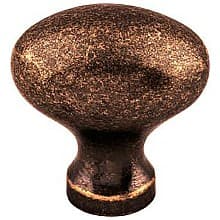 1-1/4" Somerset II Egg Knob, Antique Copper