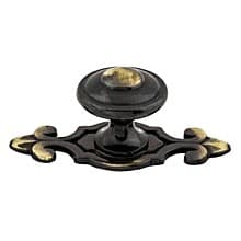 1&#45;1/4&quot; Britannia Canterbury Knob with Backplate