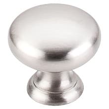 1-1/4" Somerset II Mushroom Knob, Brushed Satin Nickel