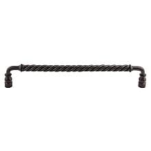 12" Normandy Twisted Bar Pull, Patina Black