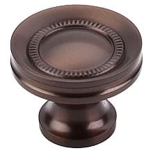 1-1/4" Asbury Button Faced Knob, Oil-Rubbed Bronze