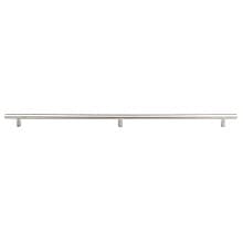 37-3/16" Stainless Steel Solid Bar Pull, Brushed Stainless Steel