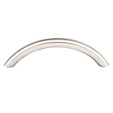 3-3/4" Stainless Steel Solid Bowed Bar Pull, Stainless Steel