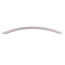 8-13/16" Stainless Steel Solid Bowed Bar Pull, Stainless Steel
