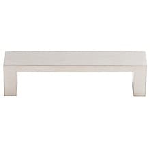 3-3/4" Sanctuary II Modern Metro Stainless Steel Pull, Brushed Stainless Steel, 4-1/8" Length