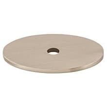 1-1/2" Sanctuary Knob Backplate, Brushed Satin Nickel