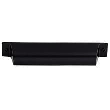 5" Barrington Channing Cup Pull, Flat Black