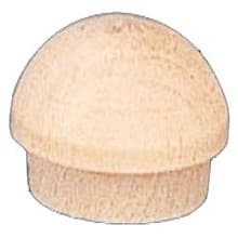 1/2" Flat Head Hole Plug, Birch