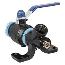 Wall Mounted Drop End with 20mm Ball Valve/Single 1/2" Port for Compressed Air