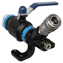 Wall Mounted Drop End with 20mm Ball Valve/Single 1/4" Universal Quick Coupling for Compressed Air
