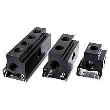 4 Port x 1/2" FNPT Wall Manifold