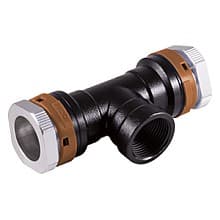20mm Tee with 1/2" FNPT Branch Line for Oil Pipe