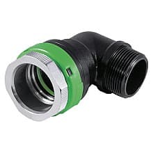25mm x 90° Elbow with 3/4" MNPT for Nitrogen/Inert Gases