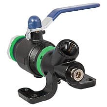 Wall Mounted Drop End with 20mm Ball Valve/Single 1/2" Port for Nitrogen/other Inert Gase