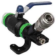Wall Mounted Drop End with 20mm Ball Valve/Single 1/4" Universal Quick Coupling for Nitrogen/other Inert Gase