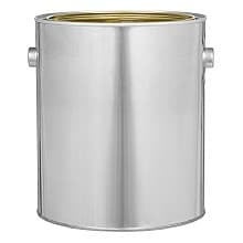 Lined Metal Can with Ears, 1 Gallon