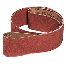 37" x 75" 220 Grit Wide Sanding Belt, Aluminum Oxide on X-Weight Cotton