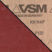 KK114F 9" x 11" 120 Grit Aluminum Oxide Abrasive Sheet