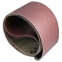 3" x 21" Sanding Belt, Aluminum Oxide on X-Weight Cotton