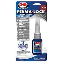 J-B Weld® Perma-Lock™ Medium Strength Threadlocker Glue, Blue, 0.44fl oz Bottle