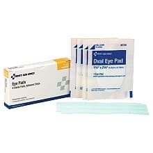 PhysiciansCare Eye Pad/Adhesive Strips First Aid Kit Refill (4/Box)