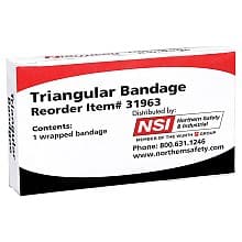 40" x 56" Triangular Bandage Sling First Aid Kit Refill