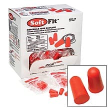 Soft Fit® 29 dB Uncorded Ear Plug, Orange 200/Box